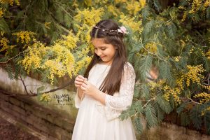Sesión de fotos de comunión en Madrid
