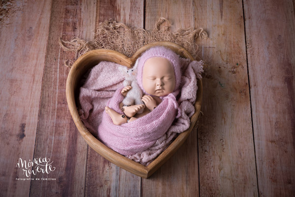 Estudio de fotografía en madrid de bebé recién nacido
